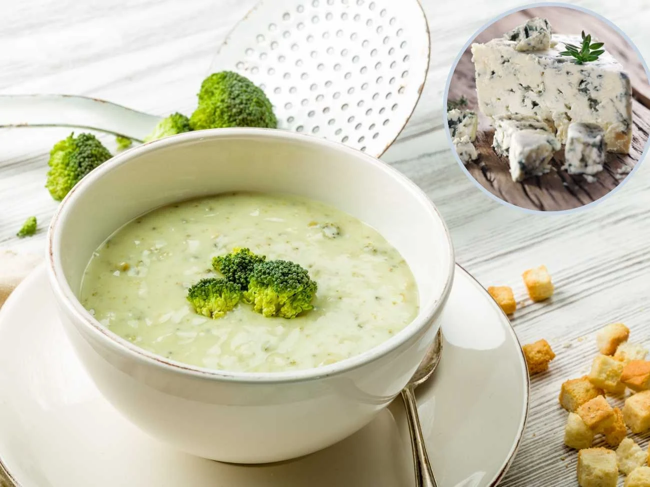 Przepis na krem brokułowy w wersji włoskiej. Przepis na krem brokułowy w wersji włoskiej.