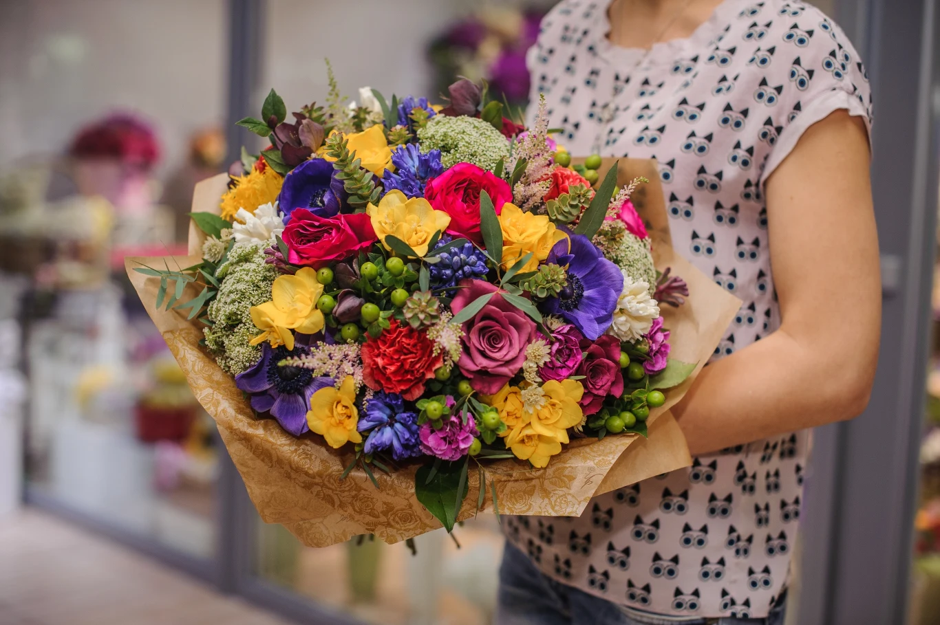 Agnieszka na pewno ucieszy się z imieninowego upominku np. pięknego bukietu kwiatów