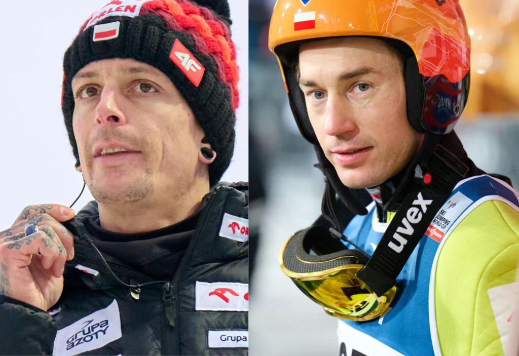 Skoki narciarskie: Puchar Świata. Na zdjęciu trener polskiej kadry Thomas Thurnbichler oraz nasz skoczek Kamil Stoch Skoki narciarskie: Puchar Świata. Na zdjęciu trener polskiej kadry Thomas Thurnbichler oraz nasz skoczek Kamil Stoch