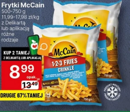 McCain 1.2.3 Fries Original Frytki 750 g
