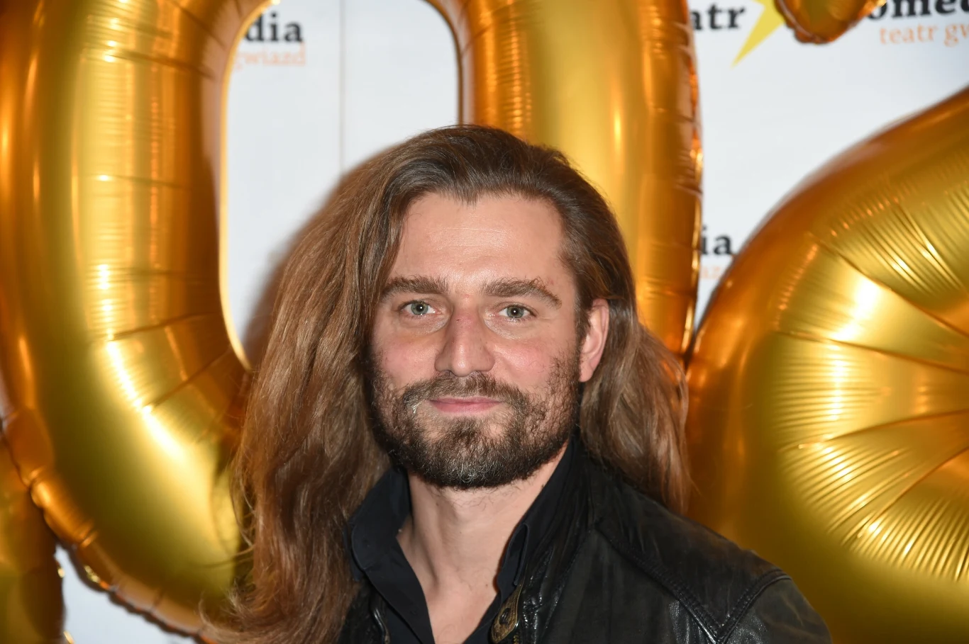 Marcin Rogacewicz na premierze w Teatrze Komedia. Marcin Rogacewicz na premierze w Teatrze Komedia.