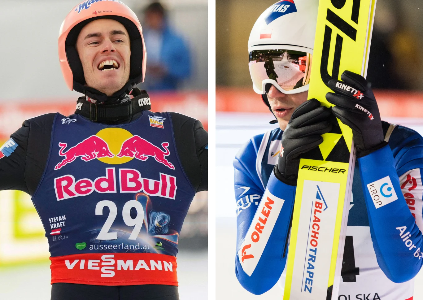 Stefan Kraft i Kamil Stoch Stefan Kraft i Kamil Stoch