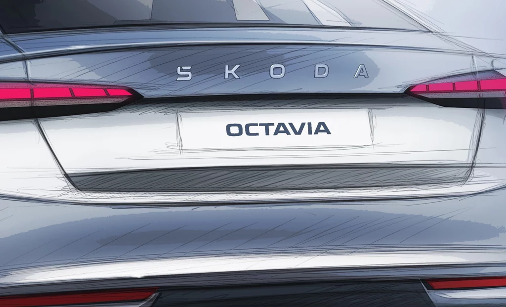 Skoda opublikowała szkice przedstawiające zmodernizowaną Octavię.