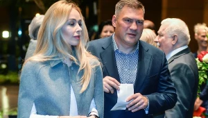 Dariusz Michalczewski z żoną Barbarą