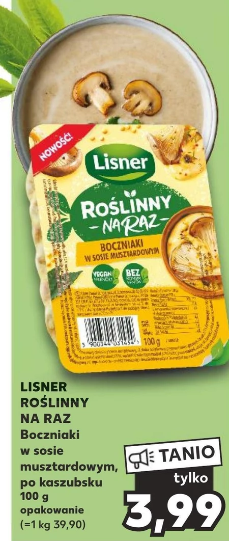 Lisner Roślinny na raz Boczniak po wiejsku 100 g