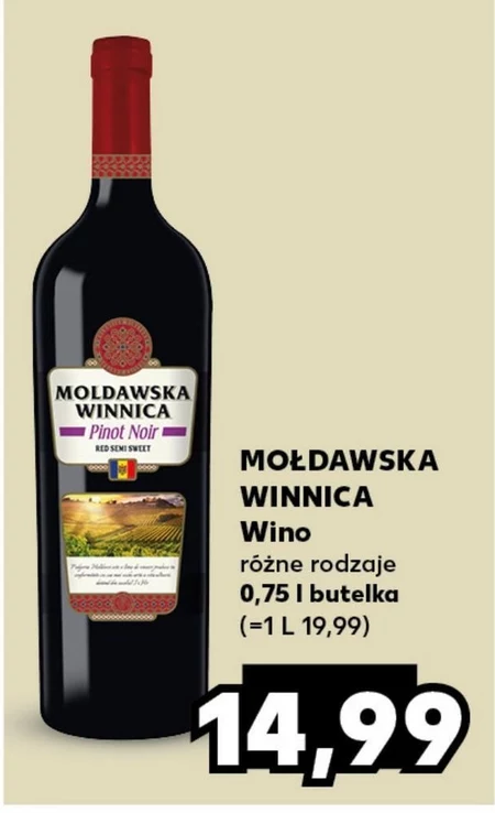 Wino Mołdawska Winnica