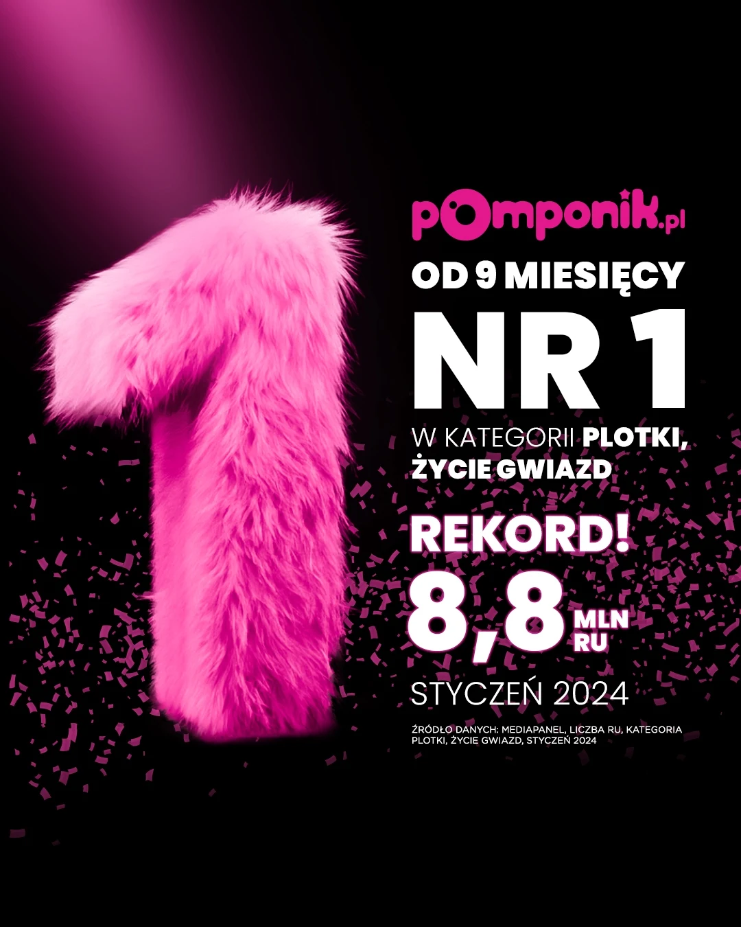 Pomponik ponownie nr 1