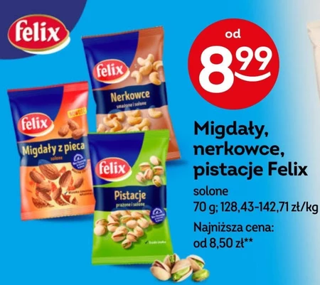 Felix Pistacje prażone i solone 70 g