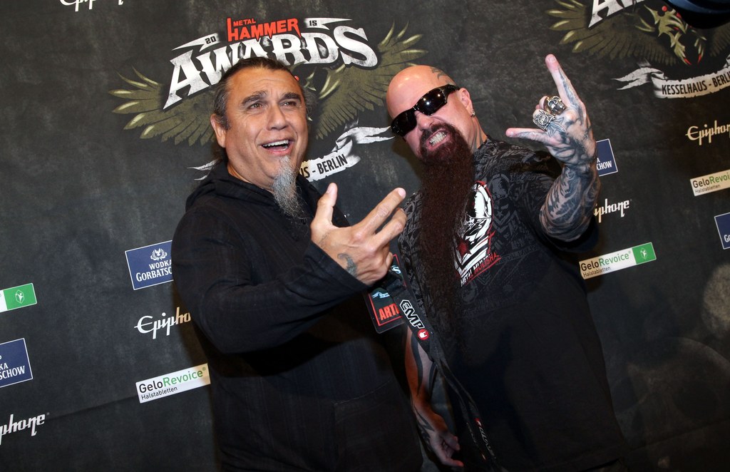 Tom Araya i Kerry King (Slayer) w 2015 r.