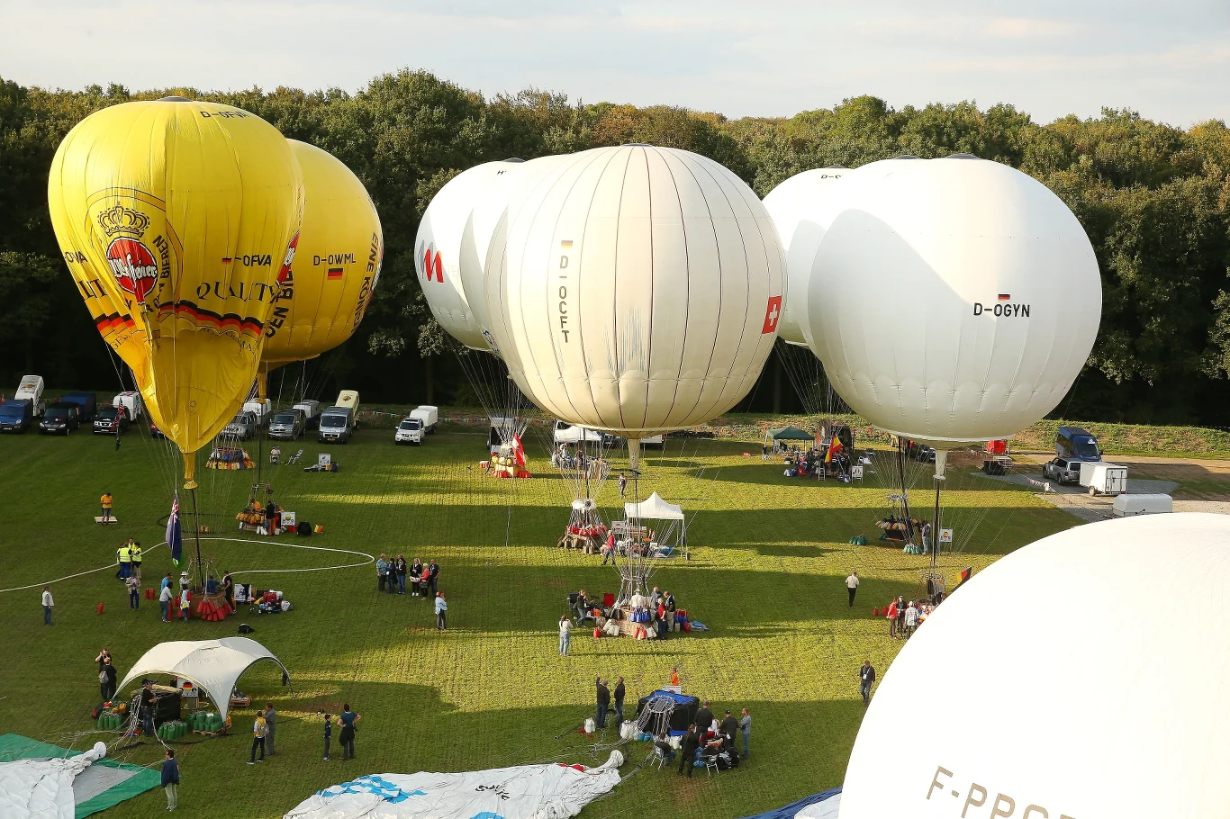 Balony podczas zawodów Pucharu Gordona Bennetta (zdj. ilustracyjne)