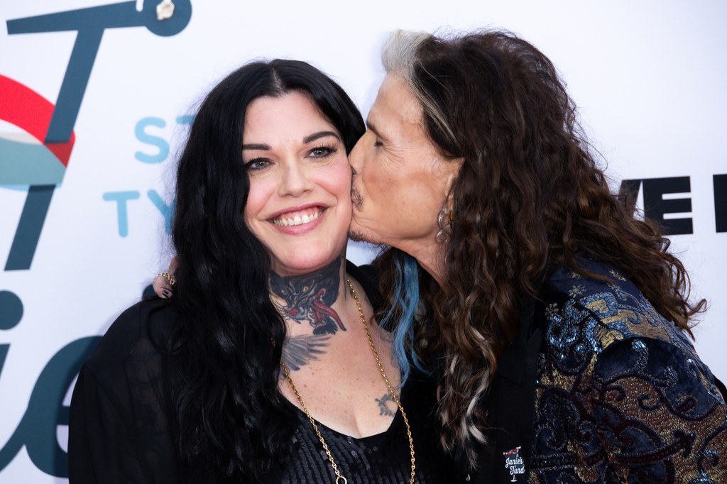 Mia Tyler i Steven Tyler z Aerosmith