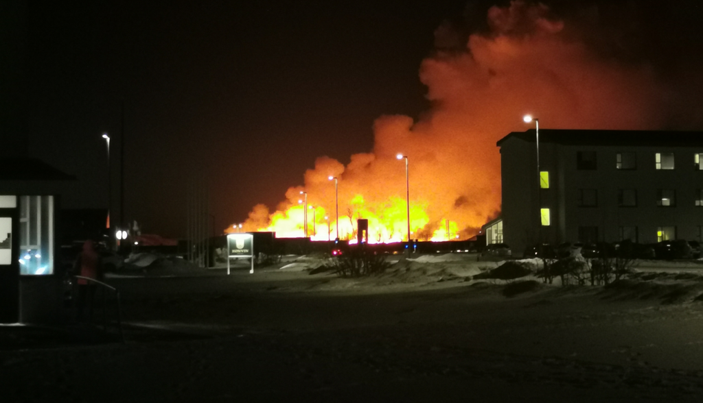 Na półwyspie Reykjanes dosżło do kolejnej erupcji/ IT