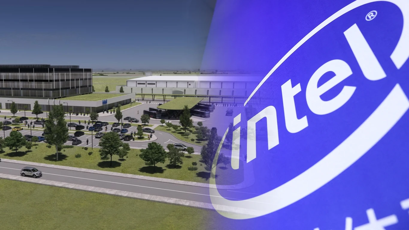 Wizualizacja zakładu Intela w Polsce Wizualizacja zakładu Intela w Polsce