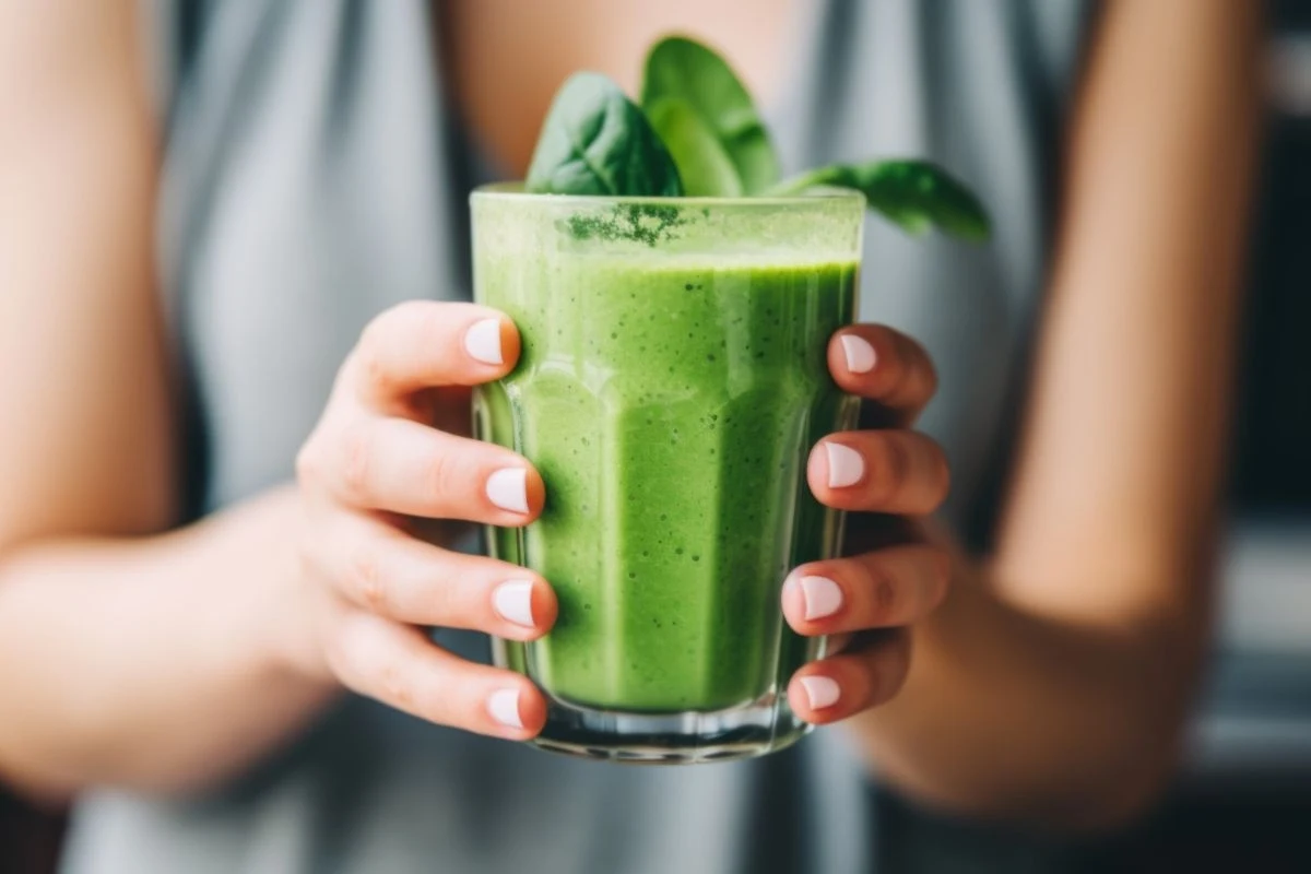 Jarmuż, szpinak czy natka pietruszki to doskonałe dodatki do smoothie, które są bogate w żelazo