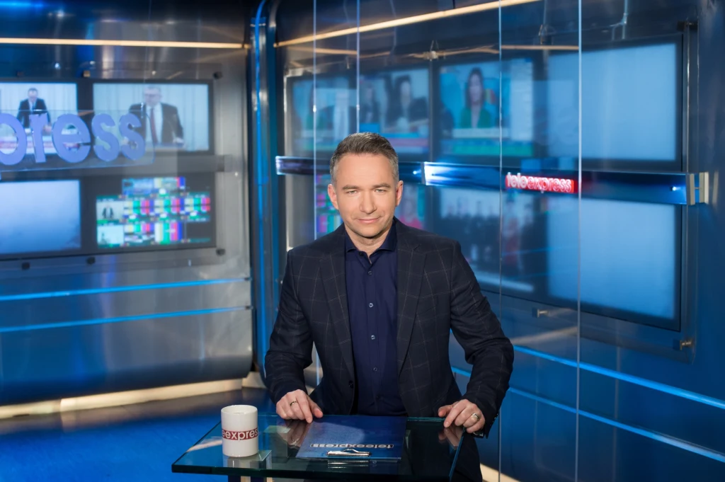 Rafał Patyra w Teleexpressie, 2020 rok Rafał Patyra w Teleexpressie, 2020 rok