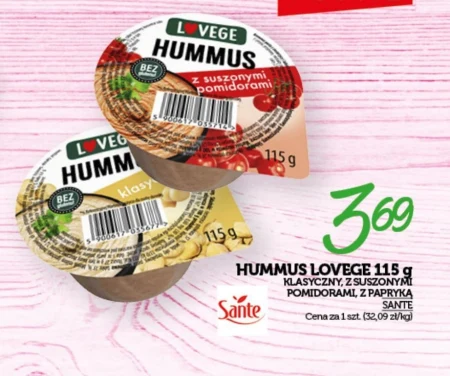 Sante Hummus z suszonymi pomidorami 115 g