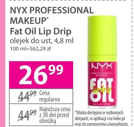 Олія для губ Nyx