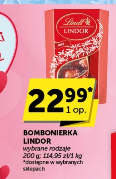 Lindt Lindor Praliny z czekolady mlecznej 200 g