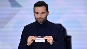 Juan Mata podczas losowania grup Ligi Narodów, 08.02.2024 r.