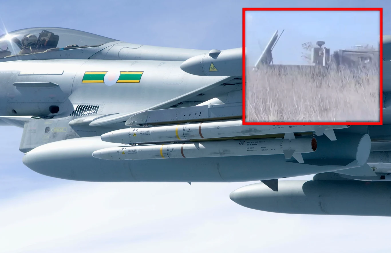Nowy system AIM-132 ASRAAM na froncie. Normalnie wykorzystuje samoloty, ale... Nowy system AIM-132 ASRAAM na froncie. Normalnie wykorzystuje samoloty, ale...