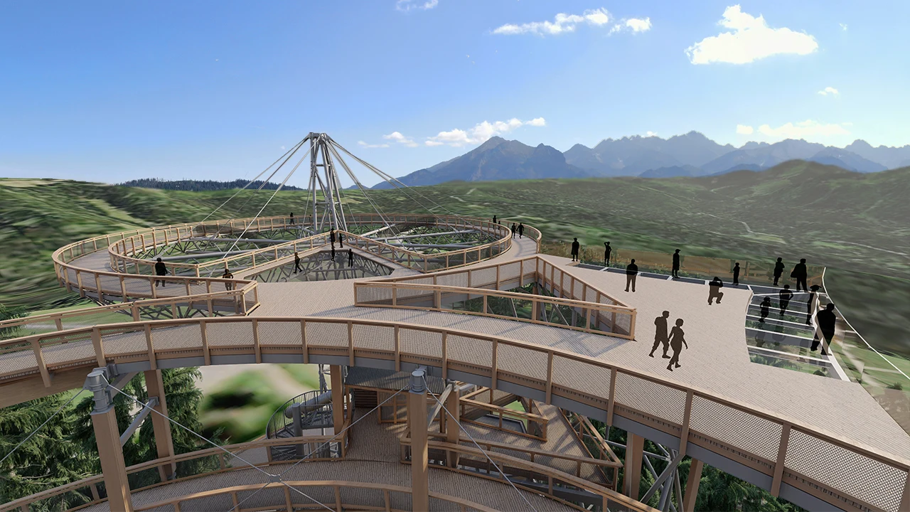 Ze Sky Walk Poronin będzie można podziwiać Tatry Ze Sky Walk Poronin będzie można podziwiać Tatry