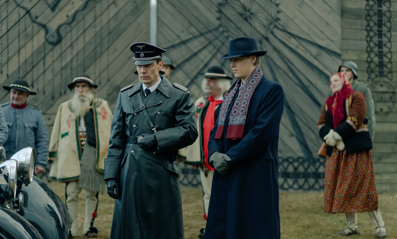 Rafał Stachowiak (L) w filmie "Biała odwaga"
