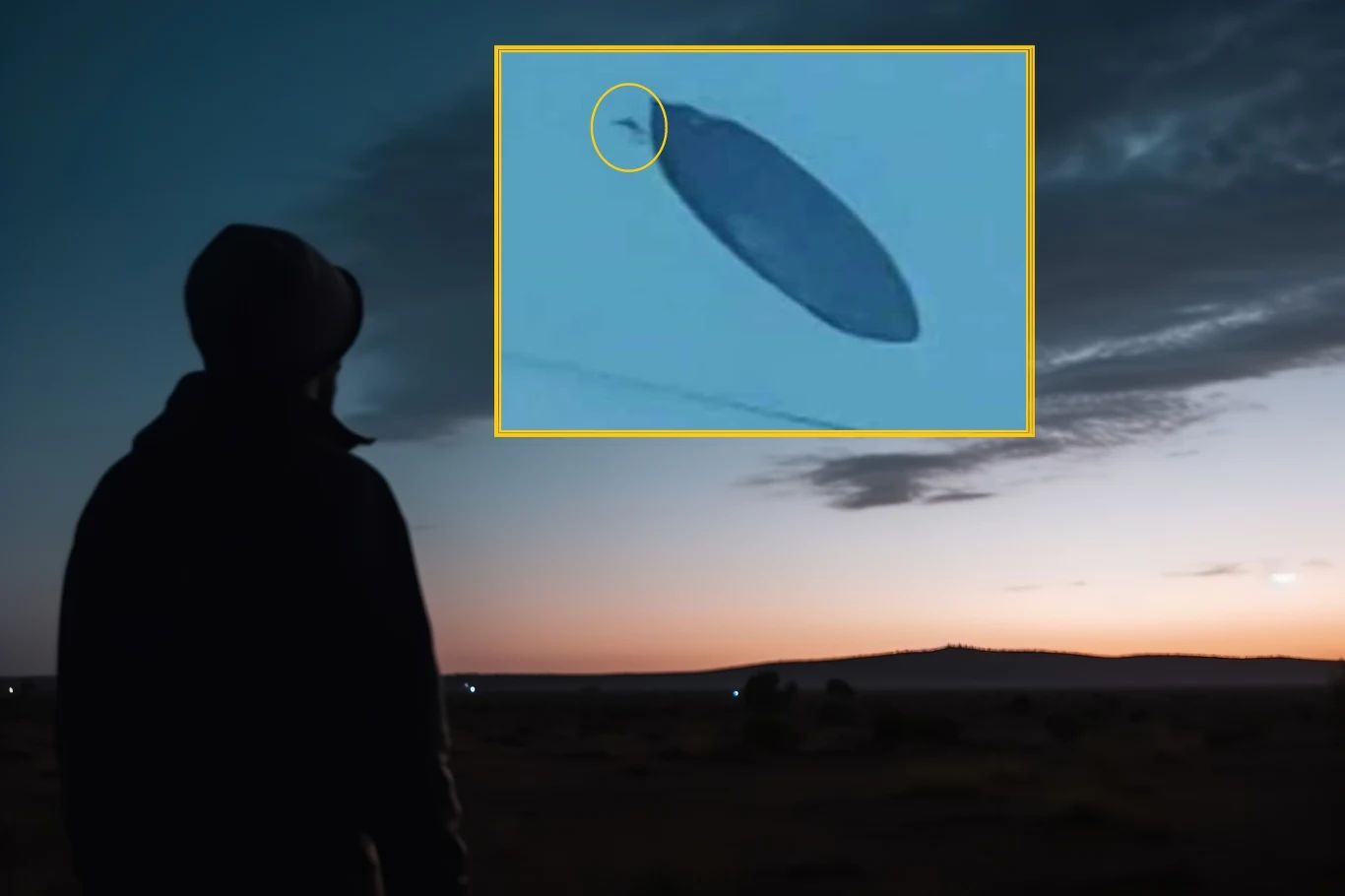 Starsza para sfotografowała dziwnie wyglądający obiekt. czy to może być UFO? Starsza para sfotografowała dziwnie wyglądający obiekt. czy to może być UFO?