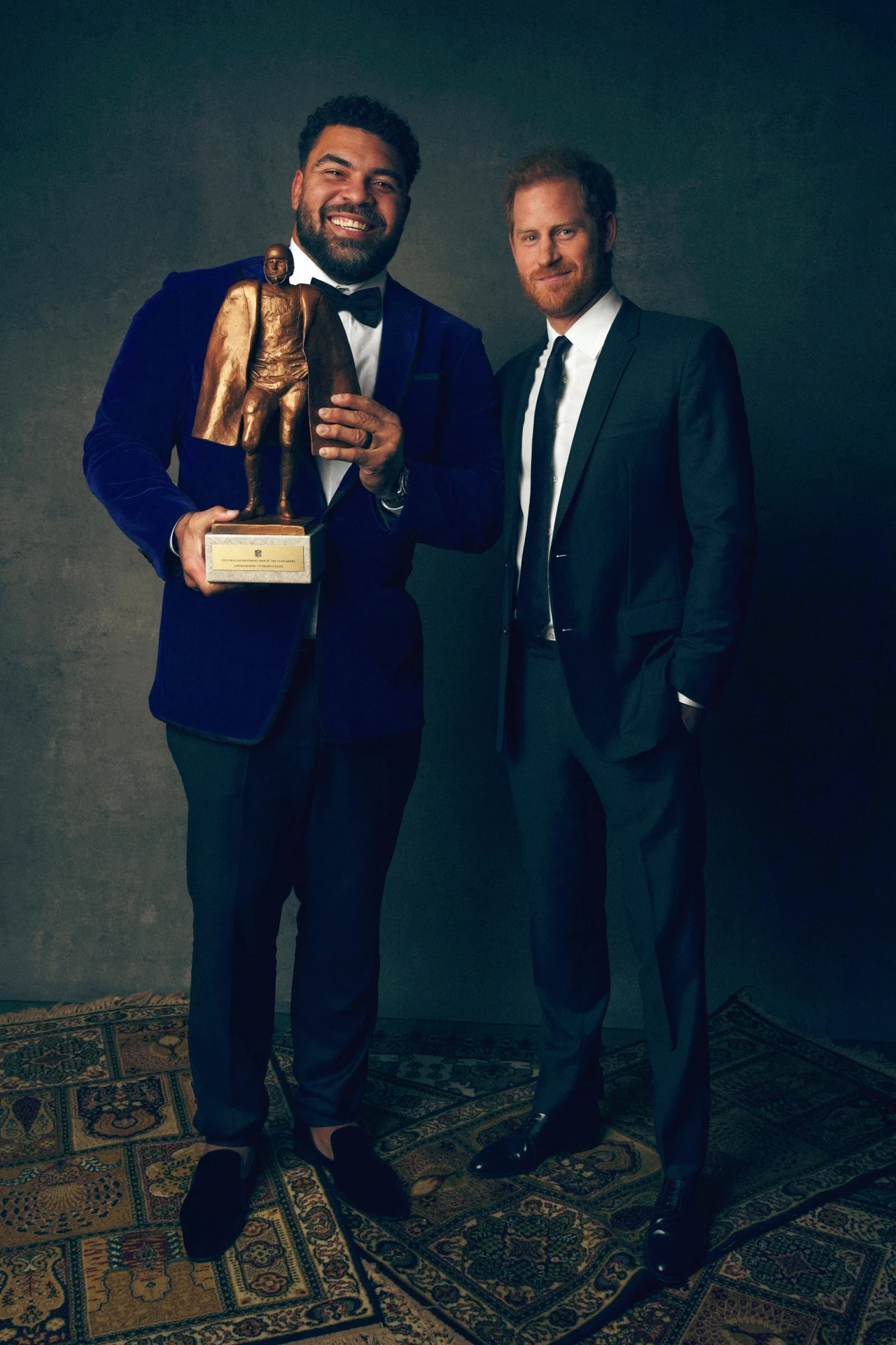 Książę Harry i Cameron Hayward na gali NFL Honors w Las Vegas Książę Harry i Cameron Hayward na gali NFL Honors w Las Vegas
