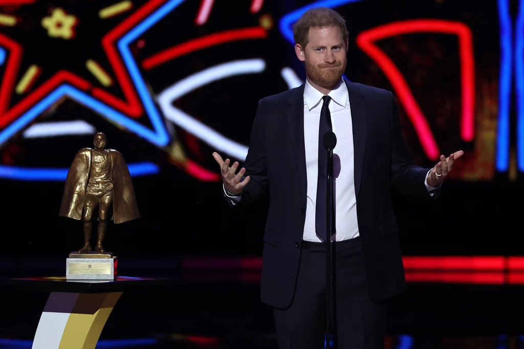Książę Harry na gali NFL Honors w Las Vegas Książę Harry na gali NFL Honors w Las Vegas
