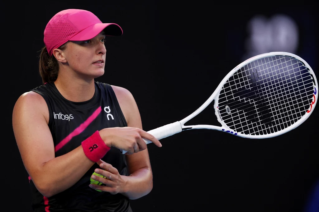 Iga Świątek podczas Australian Open Iga Świątek podczas Australian Open