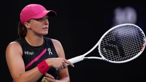 Iga Świątek podczas Australian Open
