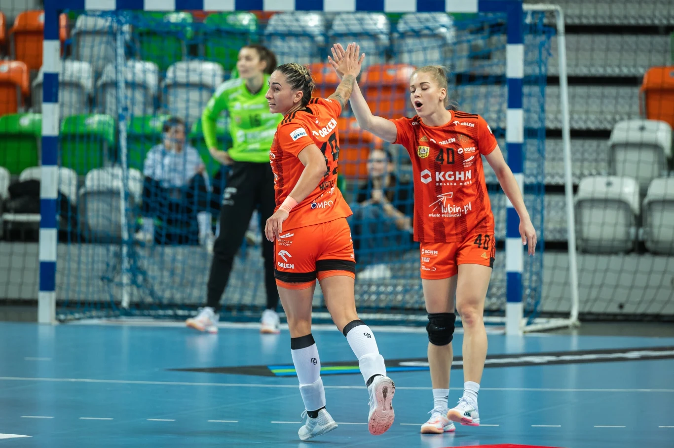 Pilka reczna Orlen Superliga Kobiet mecz KGHM MKS Zaglebie Lubin - MKS Piotrcovia Piotrkow Trybunalski Pilka reczna Orlen Superliga Kobiet mecz KGHM MKS Zaglebie Lubin - MKS Piotrcovia Piotrkow Trybunalski