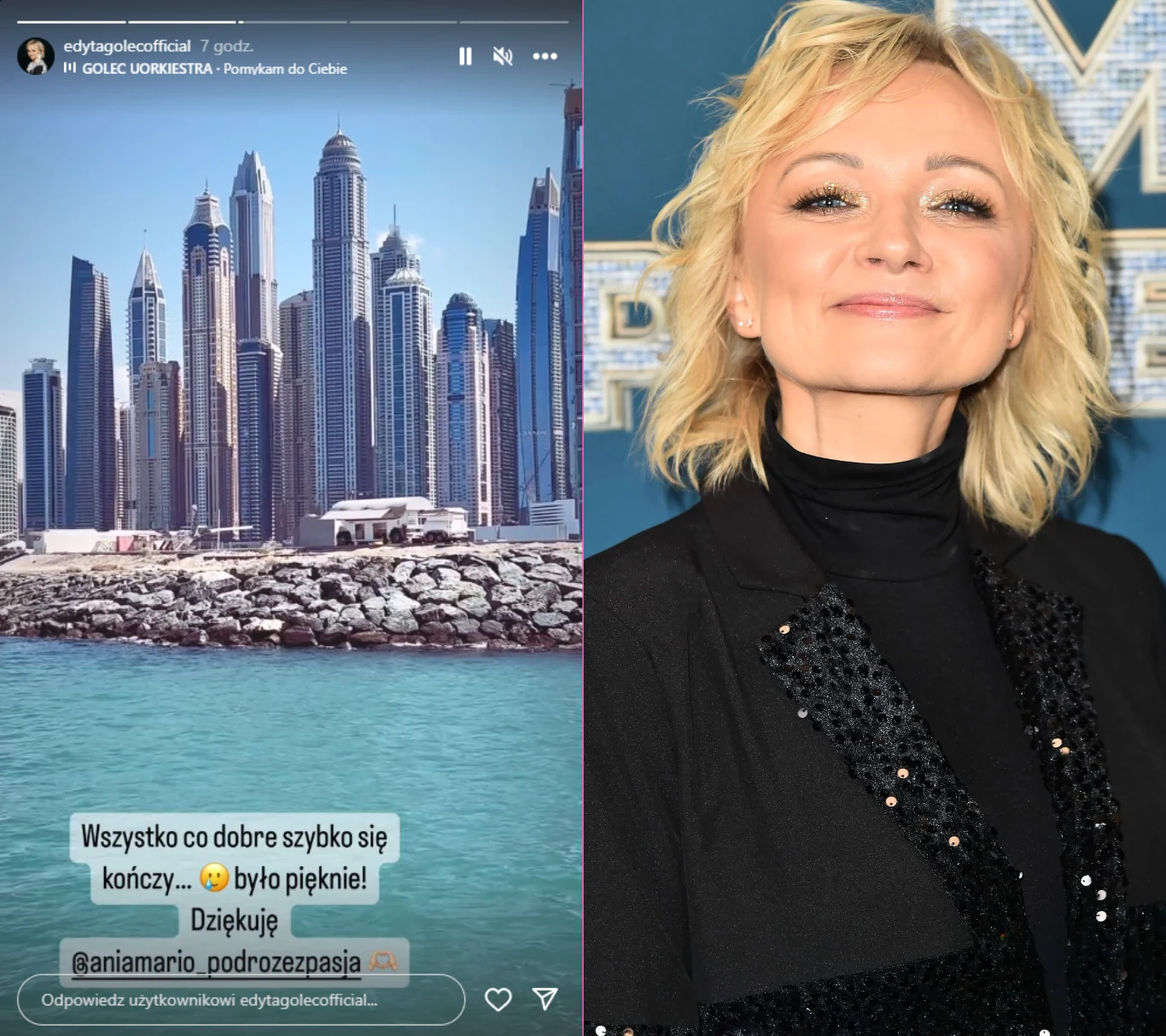 Edyta Golec w Dubaju