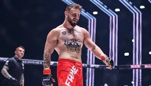 Amadeusz "Ferrari" Roślik podczas gali FAME MMA