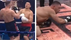 Jewgienij Romanow sensacyjnie został posłany na deski przed własną publicznością. Rosjanin przegrał przez nokaut