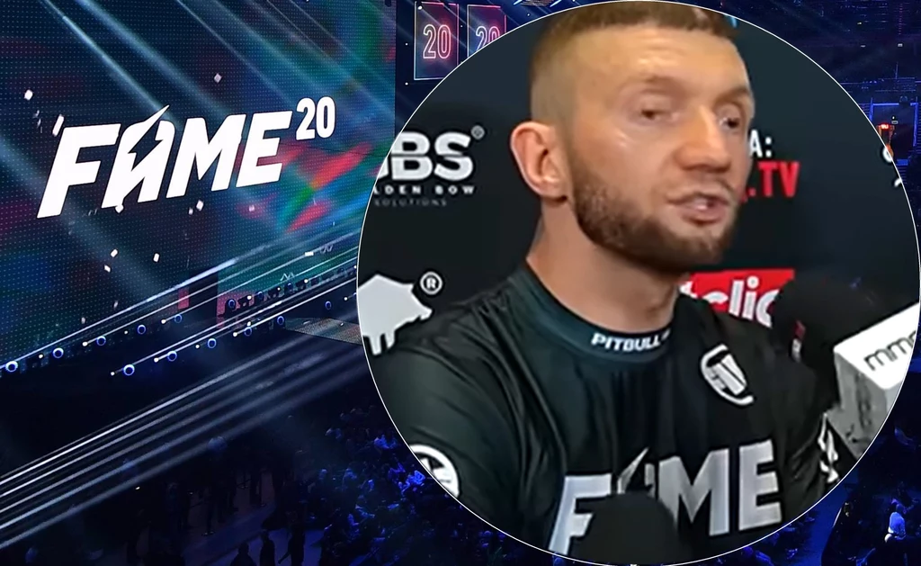 "Krycha" nie krył wściekłości po walce na gali FAME 20 "Krycha" nie krył wściekłości po walce na gali FAME 20