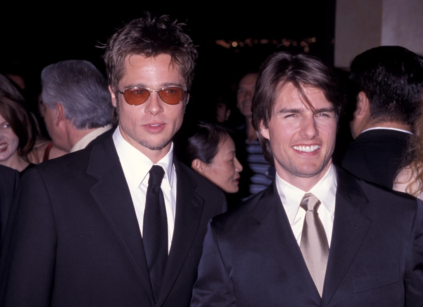 Brad Pitt i Tom Cruise w 1998 roku Brad Pitt i Tom Cruise w 1998 roku