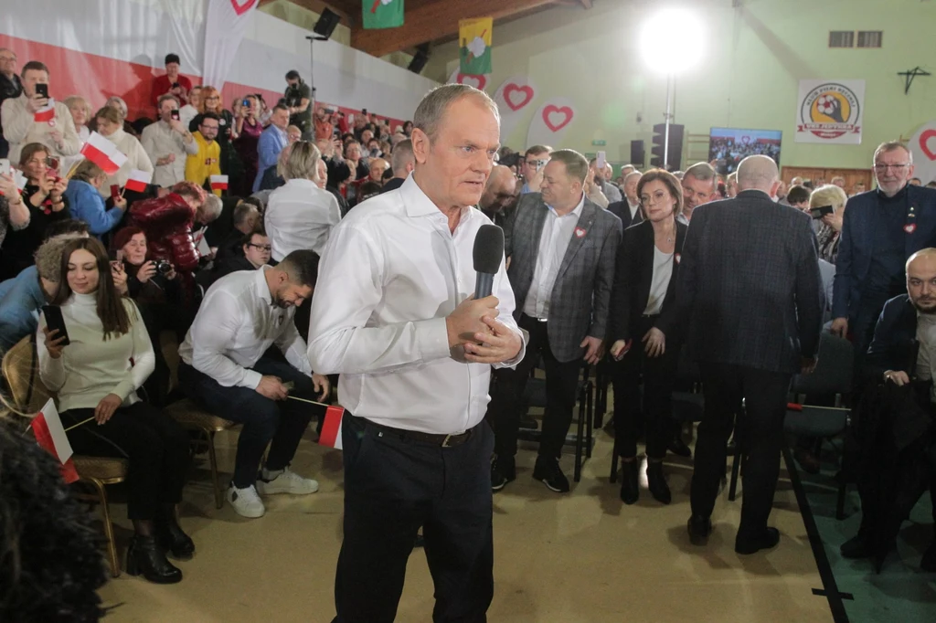 Donald Tusk w Morągu