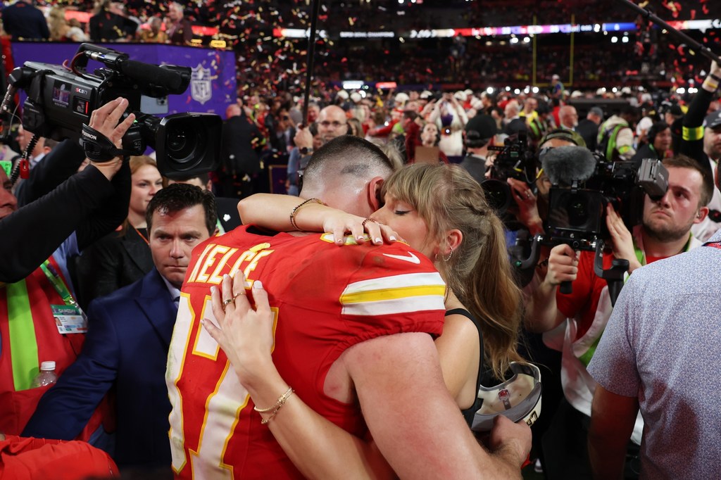 Travis Kelce mógł liczyć na ogromne wsparcie od Taylor Swift podczas Super Bowl