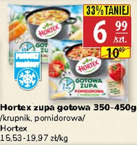 Hortex Gotowa zupa pomidorowa z makaronem 350 g
