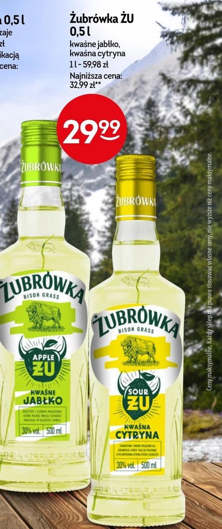 Wódka smakowa Żubrówka