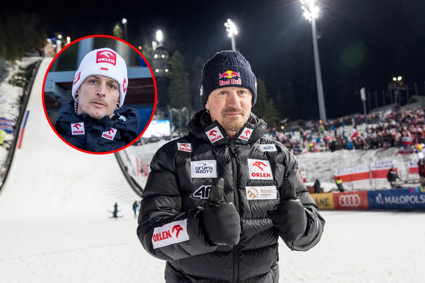 Adam Małysz i Thomas Thurnbichler Adam Małysz i Thomas Thurnbichler