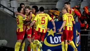 Korona Kielce cieszyła się w poniedziałek ze zwycięstwa nad ŁKS-em