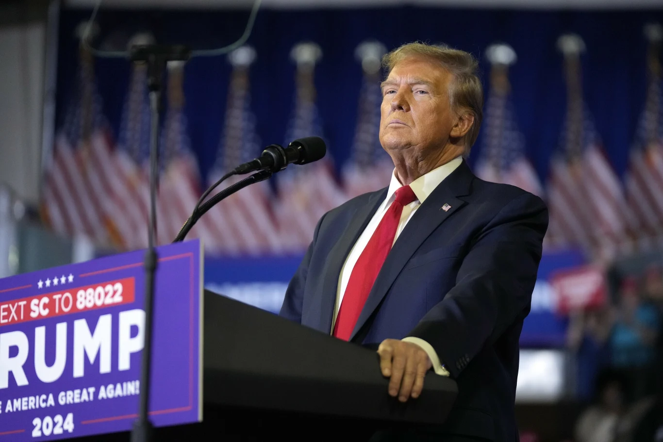 Były prezydent USA Donald Trump walczy o nominację republikanów Były prezydent USA Donald Trump walczy o nominację republikanów