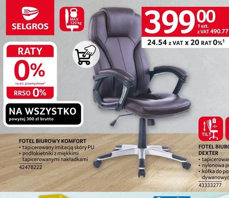Fotel biurowy Komfort