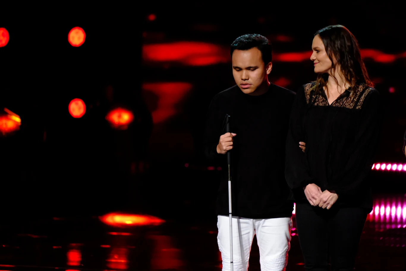 Kodi Lee w "Mam talent" ze swoją mamą Tiną