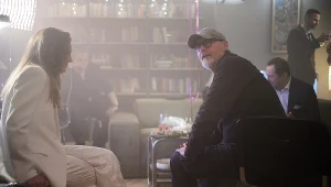 Wojciech Smarzowski na planie filmu "Dom dobry"