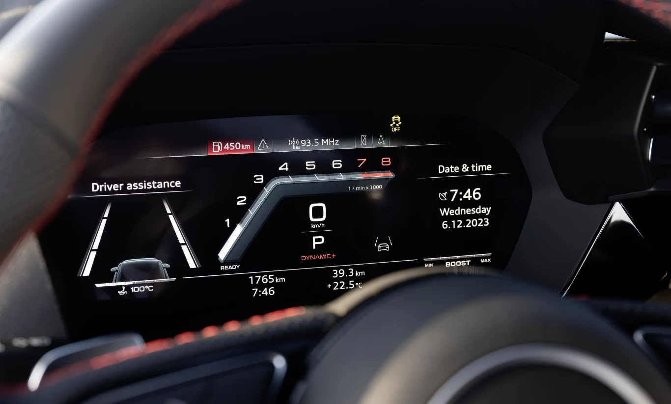 Audi S3 po modernizacji otrzymało nowy tryb jazdy - dynamic+.