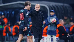 Jack Grealish i Pep Guardiola