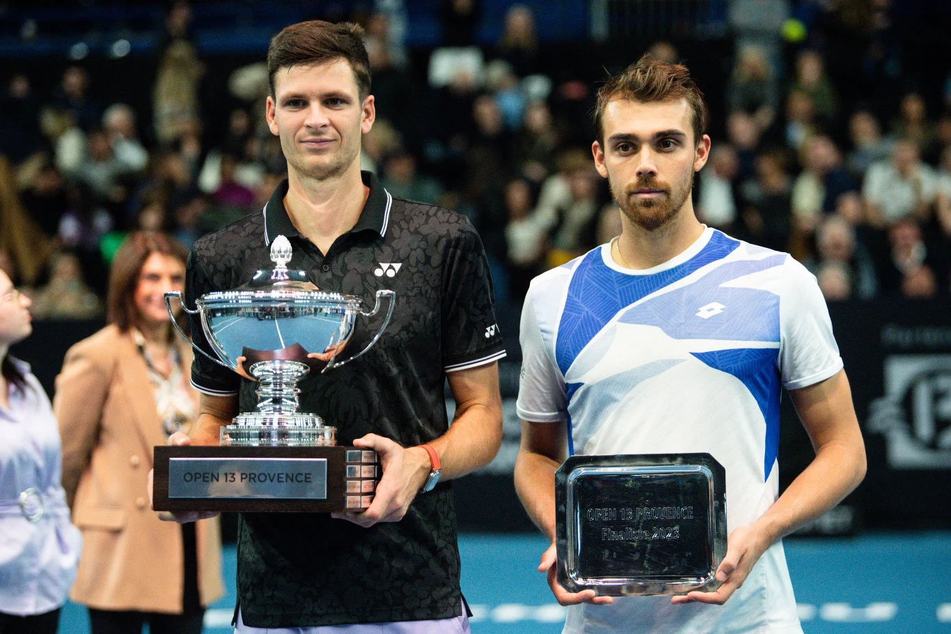Hubert Hurkacz i Benjamin Bonzi Hubert Hurkacz i Benjamin Bonzi